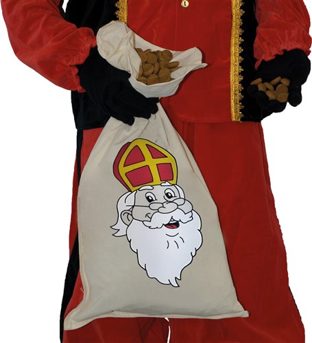 verkoop - attributen - Sinterklaas & Piet - Zak katoen Sint